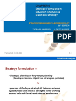 Strategy Formulation: Situation Analysis & Business Strategy