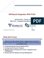 HR Payroll Integration With FI-CO