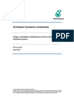 Petronas Technical Standards: Design, Installation, Maintenance of Fire and Gas Detection System