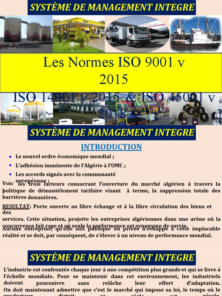 Normes ISO et Performance des Entreprises | PDF | Management de la ...