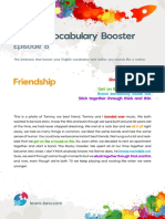 English Vocabulary Booster: Friendship