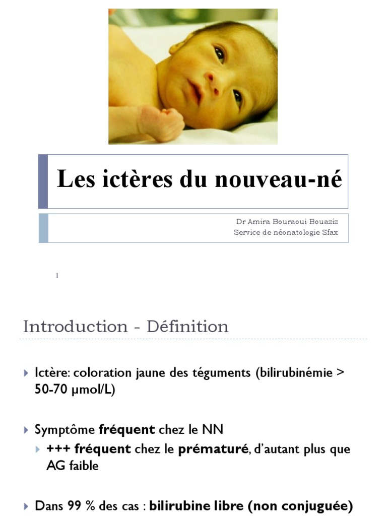 Ictere Neonatal Final Pdf Groupe Sanguin Grossesse