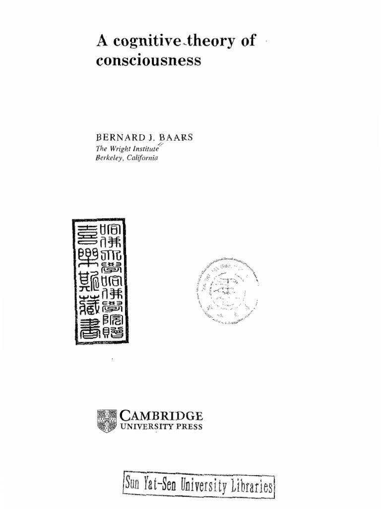 Bernard J. Baars-A Cognitive Theory of Consciousness-Cambridge ...