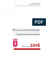 Política de Recursos Humanos Santiago PDF