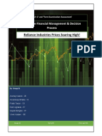 Reliance Industries Prices Soaring High!: Corporate Financial Management & Decision Process