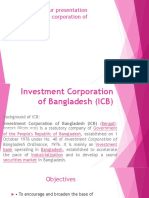 Welcome To Our Presentation On Investment Corporation of Bangladesh