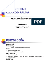 Clase 1 - PSICOLOGIA GENERAL