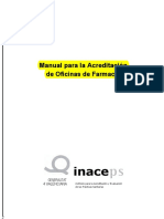 Manual INACEPS para La Acreditación de Oficinas de Farmacia