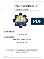 Foundation Engineering - Ii Assignment: Submitted To