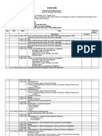 Cadre Officer's Training Schedule-2013