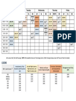 Fall Term Timetable 2020 21 PDF