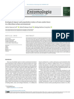 Ecological Impact and Population Status of Non-Native Bees in A Brazilian Urban Environment