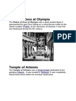 Statue of Zeus at Olympia: Phidias