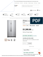 Whirlpool 33-Inch 22 Cu. Ft. Side by Side Refrigerator in Monochromatic Stainless Steel - The Home Depot Canada