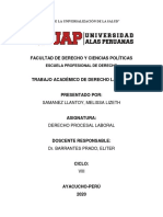 Derecho Procesal Laboral-Trabajo Académico-2017132126