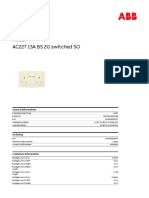 10D 23 ABB AC227 Concept BS 2 GangSwitched Socket