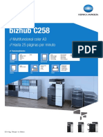 Catalogo Bizhub c258