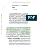 Decoupled Weight Decay Regularization