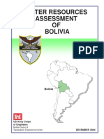 Water Resources Assessment of Bolivia