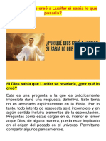 Por Qué Dios Creó A Lucifer Si Sabía Lo Que Pasaría