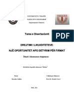 Doktoratura Marsida Ashiku Fakulteti Ekonomik Departamenti I Finances PDF