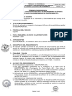 TDR - Servicio de Telefono Satelital - TIC-05.11.20