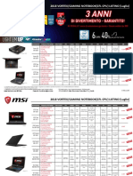 2018 Vortex/Gaming Notebook (CFL Cpu) Listino (Luglio) : Vortex G25 8RD-055IT