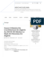 Cours 5 Histoire de l’architecture en Algérie au XIX et XX siècles_ Le style Art nouveau en Algérie _ ArchiGuelma