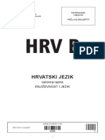 HRV B: Hrvatski Jezik