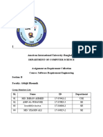 Assignment On Requirement Collection