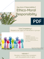 Ethico-Moral Responsibility: Key Area of Responsibility 5