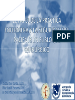 Presentacion El Papel de La Practica Enfermera y La Seguridad Del Paciente en El Bloque Quirurgico