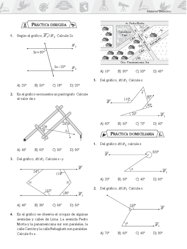 Ejercicios de Geometría en el Plano Cartesiano | PDF | Matemática ...
