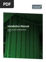 Installation Manual: Starken AAC Vertical Panel