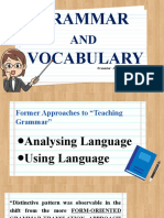 Teaching Grammar and Vocabulary Using a Three-Dimensional Framework