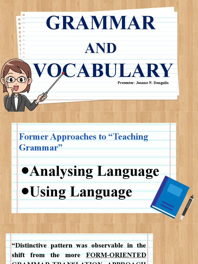 Grammar and Vocabulary | PDF | Language Arts & Discipline