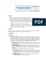 BM-SSOMA-P-003 Investigacion de Accidentes e Incidentes