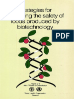 Strategies For Assessing The Safety of Foods Produced by Biotechnology