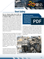 Combustible Dust Safety: CSB's Drivers of Critical Chemical Safety Change