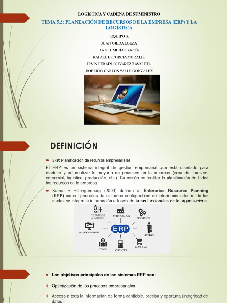 5 2 Planeacion De Recursos De La Empresa Erp Y La Logistica Pdf