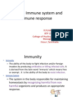 Poultry Immune System and Response