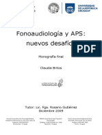 Fonoaudiologia y APS_Lic Claudia Britos