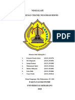 Kel 3 Bab 9 Langkah Dan Teknik Negosiasi Bisnis