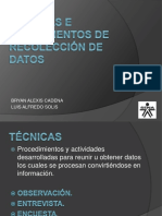 Tecnicas de Recolección Datos