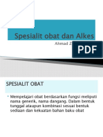 Spesialit Obat Dan Alkes