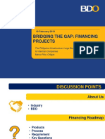 Bridging The Gap: Financing Projects: 19 February 2019