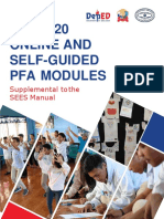 THE 2020 Online and Self-Guided Pfa Modules: Supplemental To The SEES Manual