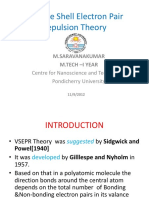 Valence Shell Electron Pair Repulsion Theory: M.Saravanakumar M.Tech - I Year