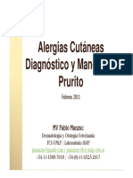 Alergias Cutaneas Diagnostico y Manejo Del Prurito