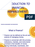 Topic 1 Introduction To Financial Management